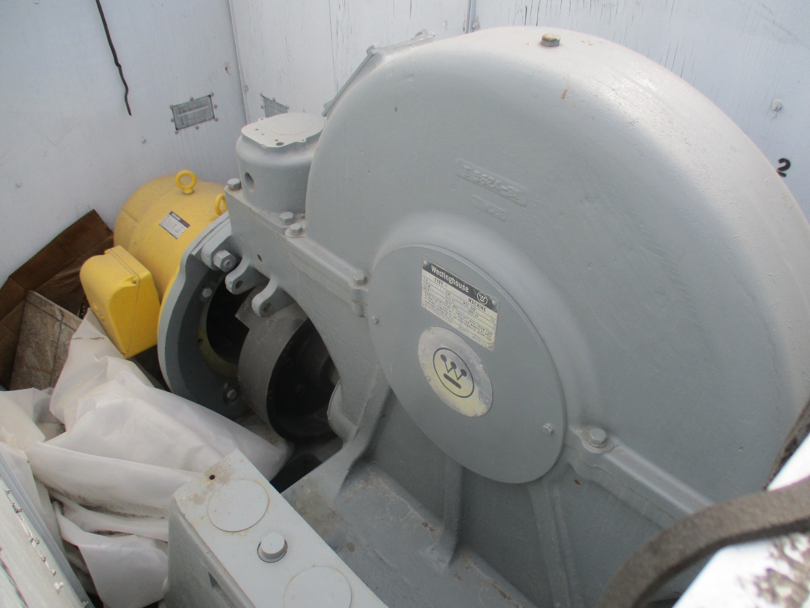 3500 Lb. Westinghouse / Reuland, geared overhead elevator traction machine - Image 2