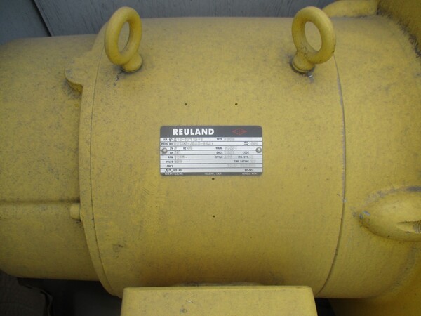 3500 Lb. Westinghouse / Reuland, geared overhead elevator traction machine - Image 5