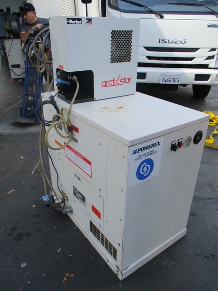 5 HP Powerex Whisper Quiet, oilless scroll compressor, 13 gallon tank, w/ dryer, 51 dBA, 6000 hours - Image 1