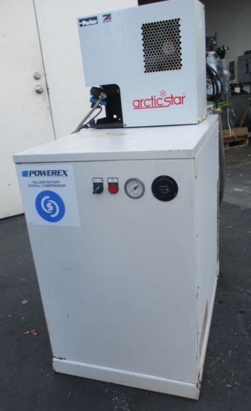5 HP Powerex Whisper Quiet, oilless scroll compressor, 13 gallon tank, w/ dryer, 51 dBA, 6000 hours - Image 4
