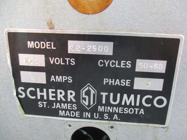 30" Scherr-Tumico #22-2500, CNC optical comparator, 500 lb. max work load, 6" focal plane - Image 6