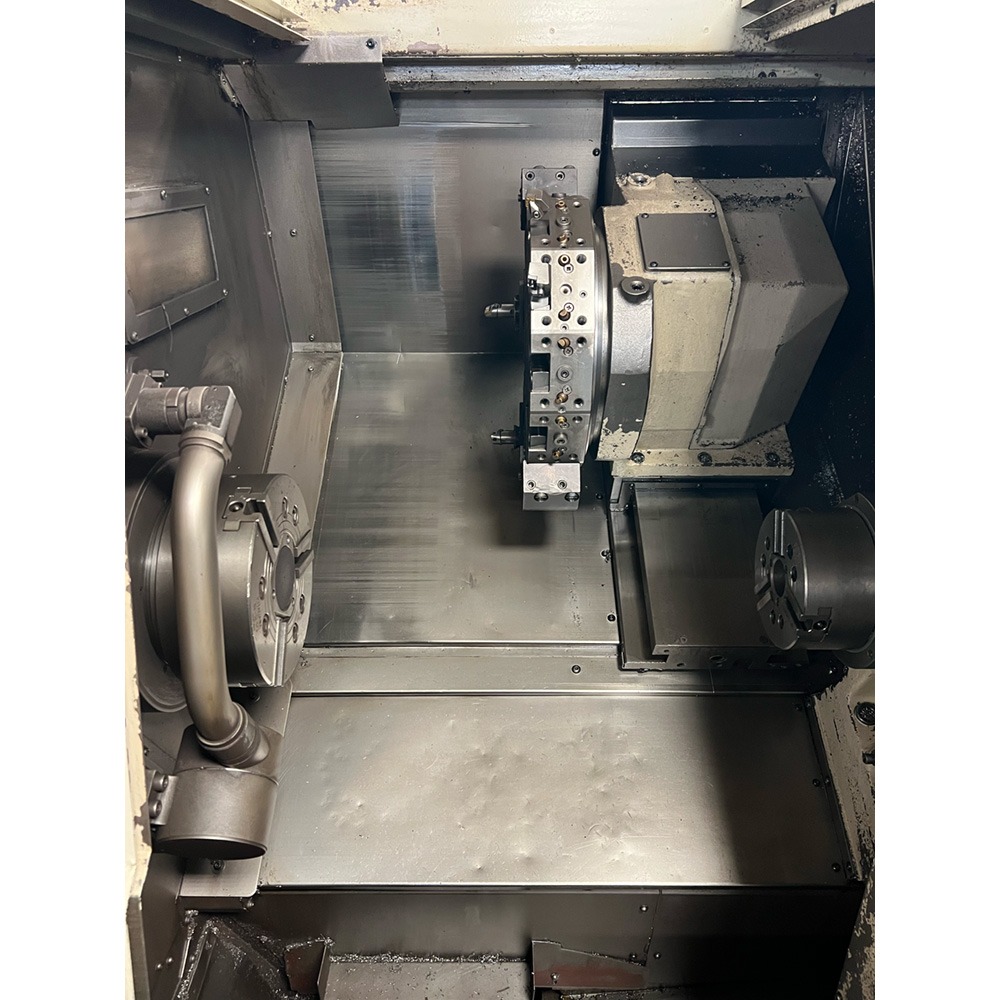 Okuma #Captain-L370W, CNC lathe, 20.8" swing, 2.44" bore, 14.57" dia., 19.685" lgth, A2-6, OSP-P200L - Image 4
