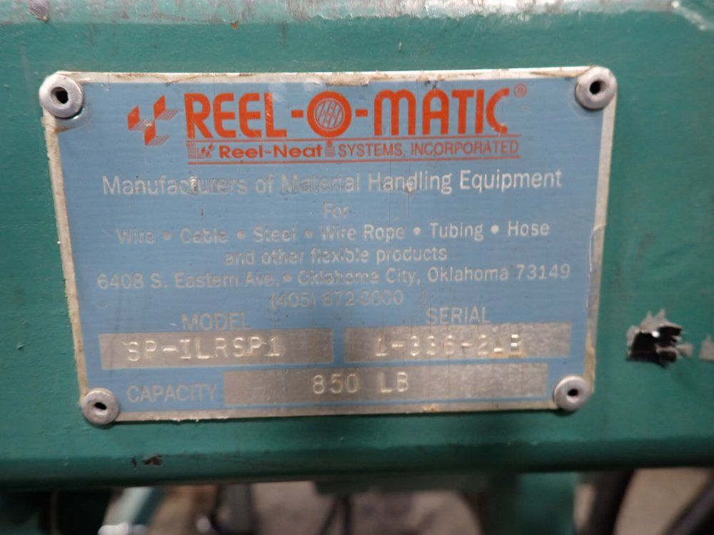 850 lb. Reel-neat Systems #SP-ILRSP1, payout reel, 240 V. - Image 7