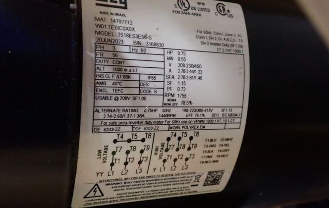 Cincinnati #WAF-12, fan, 12", 3/4 HP, 300 cfm, 2023 (9 available) - Image 9