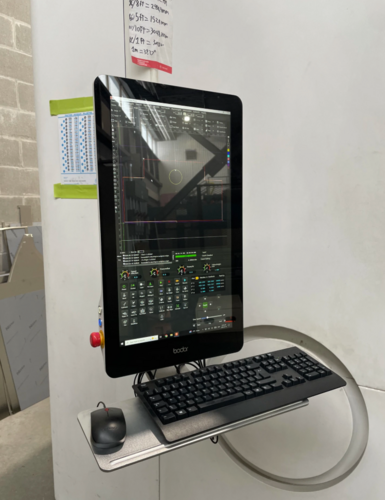 Bodor #P3015T6, Fiber Laser Cutter, 3000 watt, 60" x 120" sheet, water chiller, dust collector, transformer - Image 2