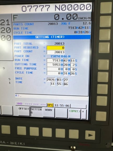 Akira-Seiki #V2.5, CNC Vertical Machining Center, 3-Axis, 30" X, 17.5" Y, 20.5" Z, 15.8" x 35.8" Table, 20 - Image 4