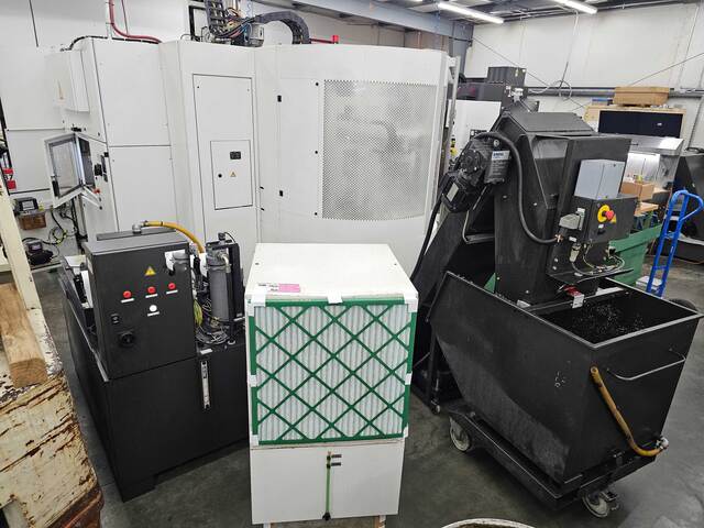 Mikron #HSM-600U, vertical machining center, 5-Axis, 50 automatic tool changer, 7 pallet, 24000 RPM, 70 bar - Image 7