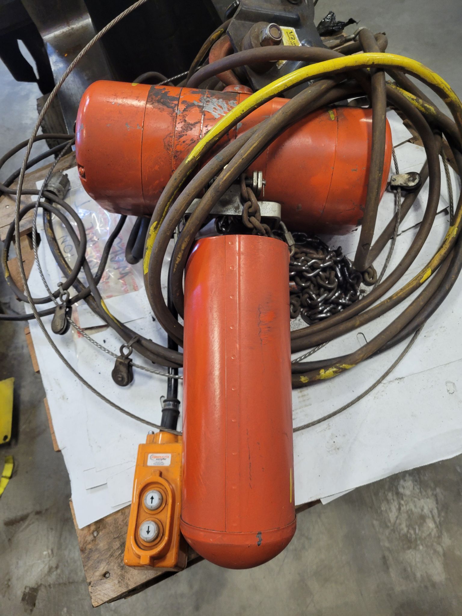 .5 Ton, Abell-Howe, jib crane, 10" Ht x 15' reach, CM hoist, 2000 - Image 2