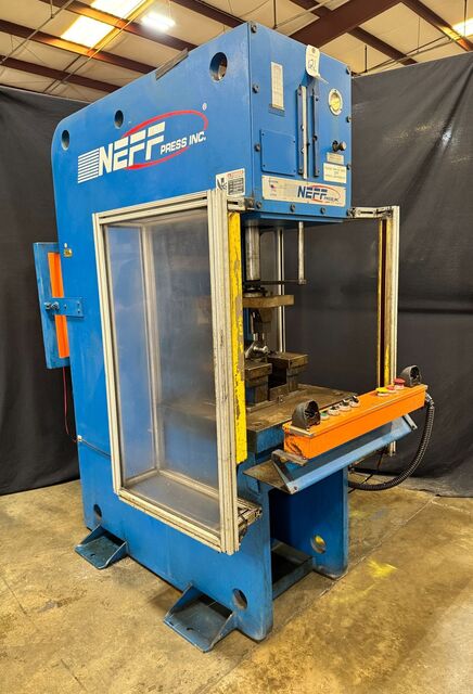 18.9 Ton, Neff #DF15, C-frame hydraulic press, 10" stroke, 24' DL, 24" x 21" bed, 2006 (2 available) - Image 2