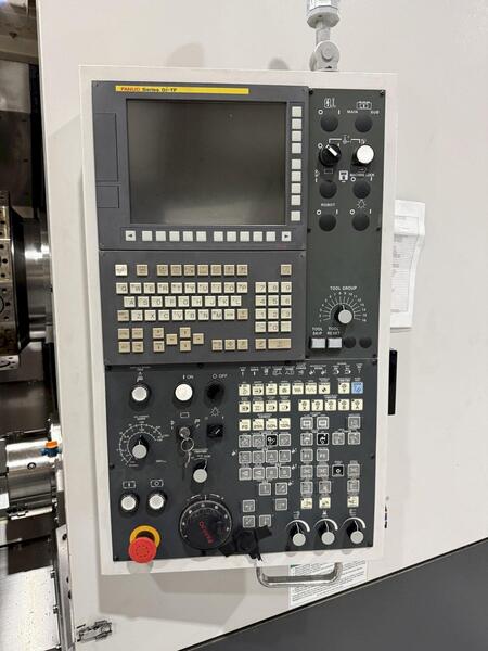 Takisawa #LA-250YS, CNC lathe, 23.6" swing, 10" chuck, 3" bar, 43.1" centers, 6-Axis, Fanuc 0i-TF, 15 turret - Image 4
