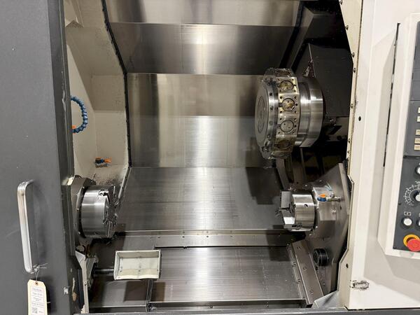 Takisawa #LA-250YS, CNC lathe, 23.6" swing, 10" chuck, 3" bar, 43.1" centers, 6-Axis, Fanuc 0i-TF, 15 turret - Image 9