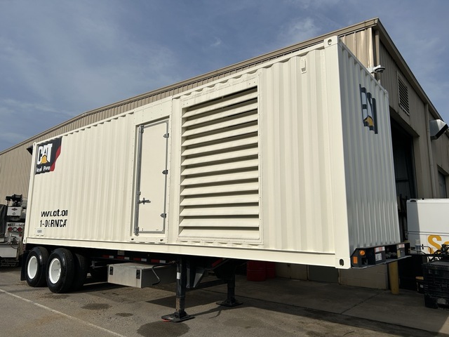 800 KW Caterpillar #XQ800 T4i mobile diesel generator set, 30' containerized power module, 277/480 or - Image 1