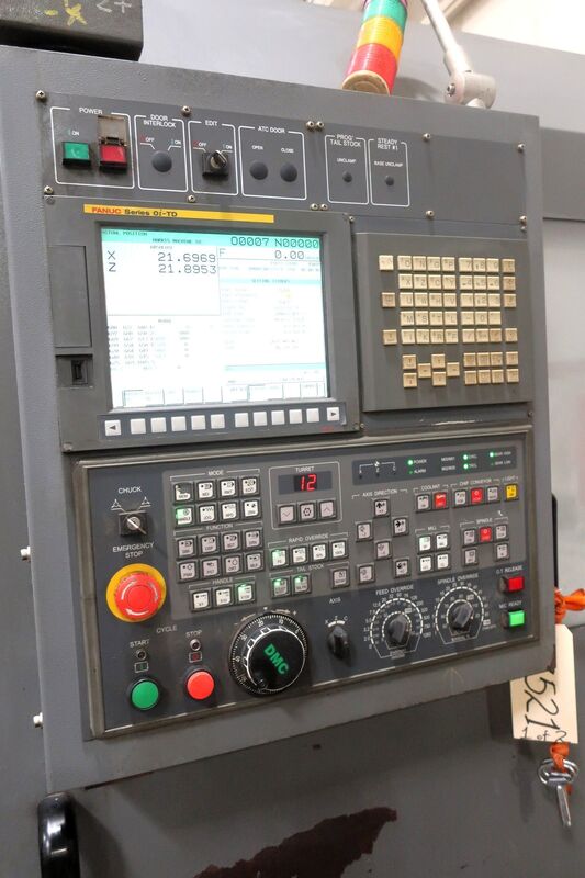 DMC #DL-55L, CNC turning center lathe, 2-Axis Fanuc 0iTD, 30.5" swing, 3-jaw 21" chuck, 2015 - Image 2