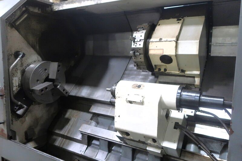 DMC #DL-55L, CNC turning center lathe, 2-Axis Fanuc 0iTD, 30.5" swing, 3-jaw 21" chuck, 2015 - Image 3