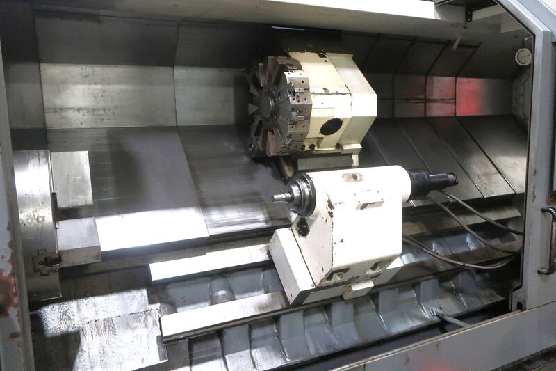 DMC #DL-55L, CNC turning center lathe, 2-Axis Fanuc 0iTD, 30.5" swing, 3-jaw 21" chuck, 2015 - Image 7