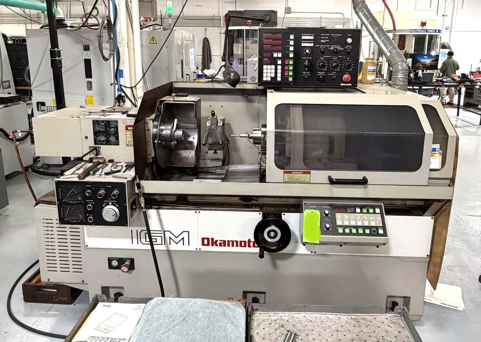 Okamoto #IGM-2M, programmable internal grinder, .24"-8" ID grinding capacity, .08"-8" grinding stroke, 2010 - Image 2
