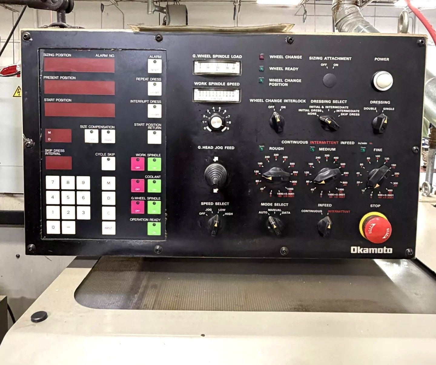 Okamoto #IGM-2M, programmable internal grinder, .24"-8" ID grinding capacity, .08"-8" grinding stroke, 2010 - Image 6