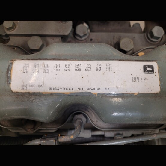 200 HP John Deere #6076 TF, Diesel Engine, 6-Cyl, Allison 643 Automatic Transmission, 3,135 hours - Image 8