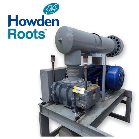 1006 cfm, 8.25 psi, Howden Roots #616-RAM-LB, rotary lobe PD blower package, 100 HP, 460 V., 3-phase (5 - Image 1