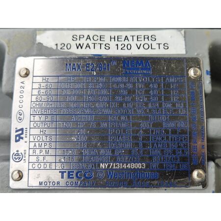 1006 cfm, 8.25 psi, Roots Dresser #616-RAM, rotary lobe PD pressure blower package, 100 HP, 460 V., 3-phase - Image 2