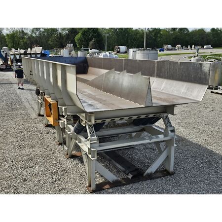 108" wide x 25' long, General Kinematics #SCRT, Syncro-Coil vibratory orienting conveyor, 20 HP, 230/460 V. - Image 3