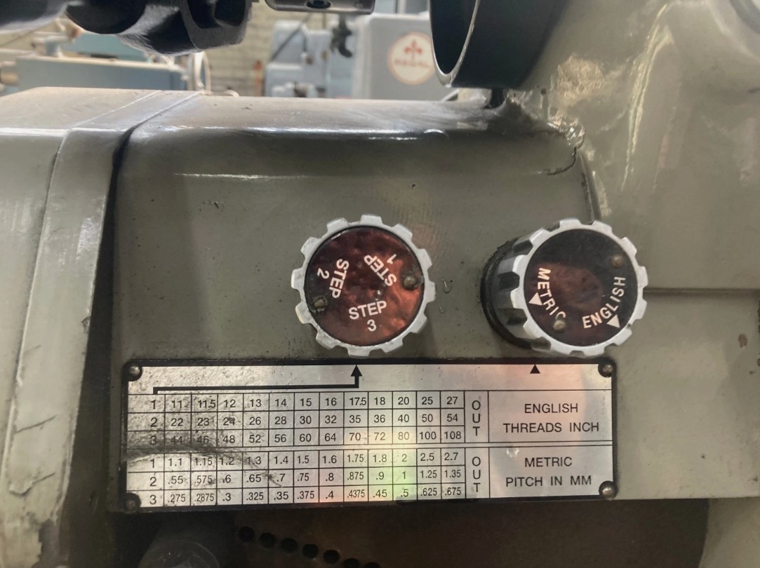 11" x 18" Sharp #1118H, Engine Lathe, quick-change gearbox, digital read out, 220 Volts, 3PH - Image 4