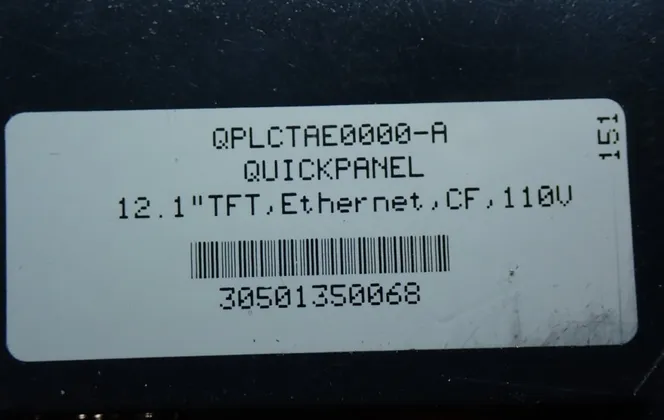 Pro-face #QPLCTAE0000-A, Operator Interface Panel, 12.1", 100 Volts - Image 9