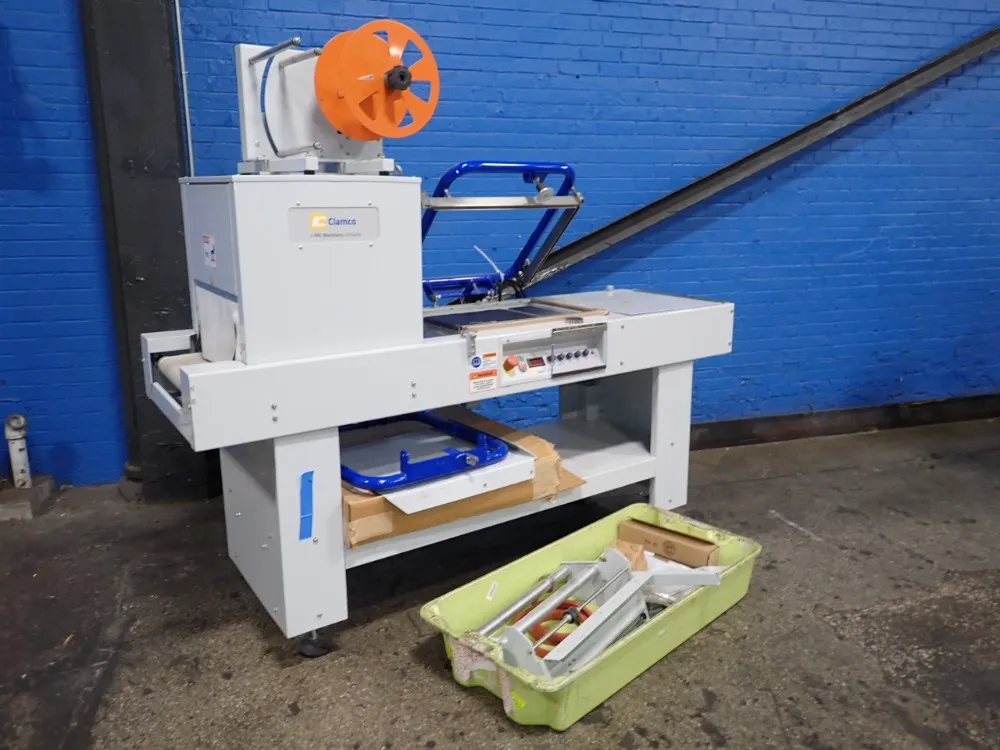 Clamco #24-COMBO-W/PTA, L-Bar Sealer w/ Shrink Tunnel, 24" x 16" x 8", 4400 width, 220 V. - Image 1