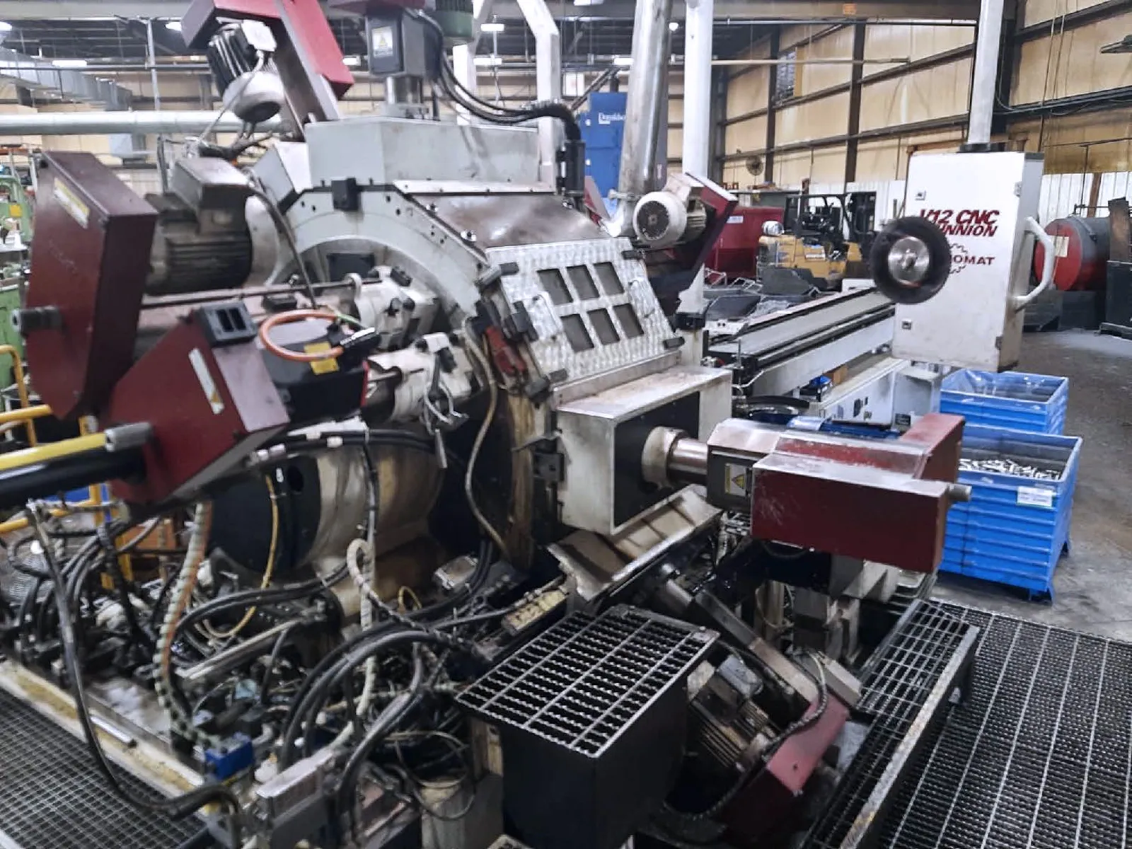 Hydromat #Epic-V12-51, CNC rotary transfer, 12 trunnion, Fanuc iH Pro Touch Control, 12' Hydromat barfeeder - Image 5