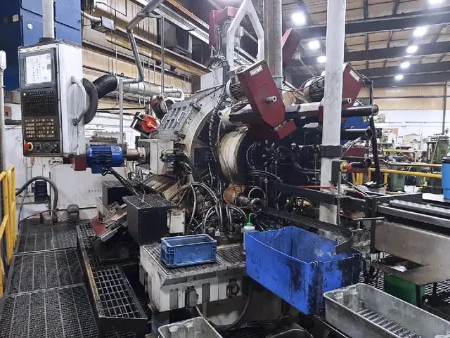 Hydromat #Epic-V12-51, CNC rotary transfer, 12 trunnion, Fanuc iH Pro Touch Control, 12' Hydromat barfeeder - Image 6