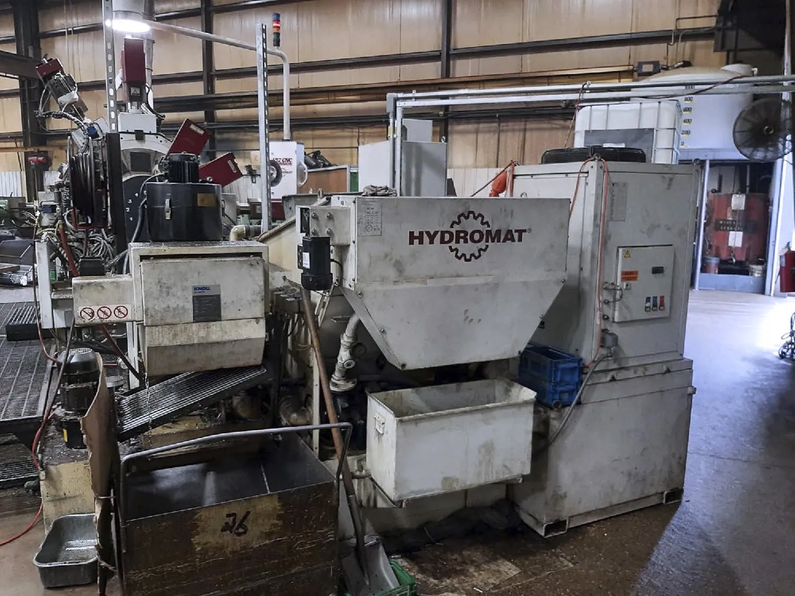 Hydromat #Epic-V12-51, CNC rotary transfer, 12 trunnion, Fanuc iH Pro Touch Control, 12' Hydromat barfeeder - Image 7