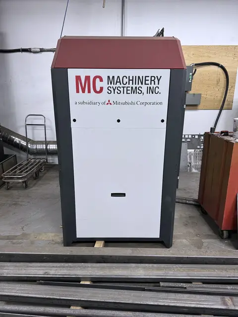 Mitsubishi #ML3015GX-F40D, CNC fiber laser, 4000 watts, 122" X, 61.61" Y, 4.72" Z, pallet changer, chiller - Image 3
