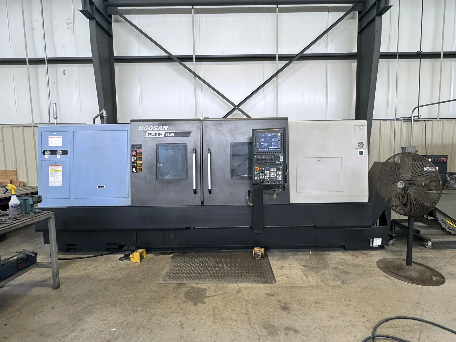 Daewoo Doosan #Puma-5100LB, CNC turning center, 30" swing, 21" chuck, 6" bar, 80" centers, 24" dia., 50 HP - Image 1