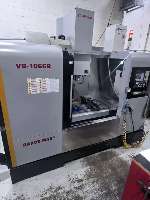 Baron-Max #VB-1066B, CNC vertical machining center, 24 automatic tool changer, 41.3" X, 23.6" Y, 23.6" Z - Image 1