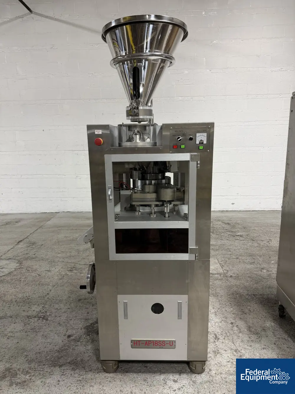 5 Ton, Hata #HT-AP-18SS-U, Rotary Tablet Press, single side, 18 station, 108,000 TPH, 16mm diameter, upgraded - Image 2