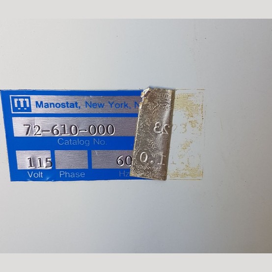 Manostat, Varistaltic Peristaltic Pump Dispenser, 115 V. - Image 3