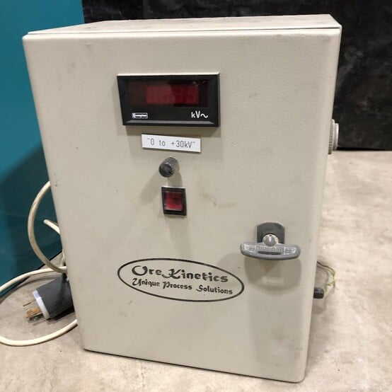 Ore Kinetics #CS-LAB-1, Electrostatic Separator, 12" diameter drum, 8" wide - Image 9