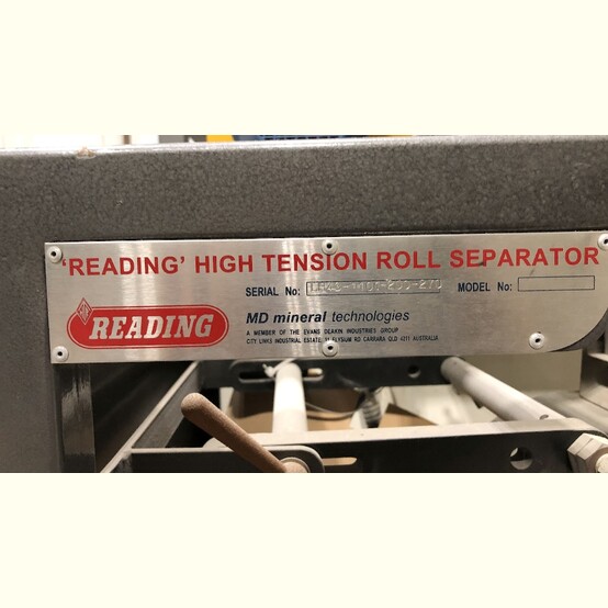 Reading High Tension Roll Separator, 10-3/4" diameter x 8" drum - Image 6