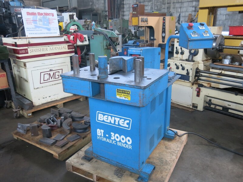 2" x 9.5" Bentec #BT-3000, Hydraulic Tube & Pipe Bender, 15 Ton, 5 HP, w/ dies - Image 1