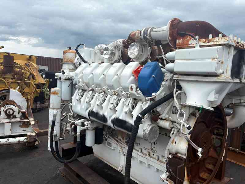 Detroit #MTU12V4000, diesel engine cores, AS IS - Image 5