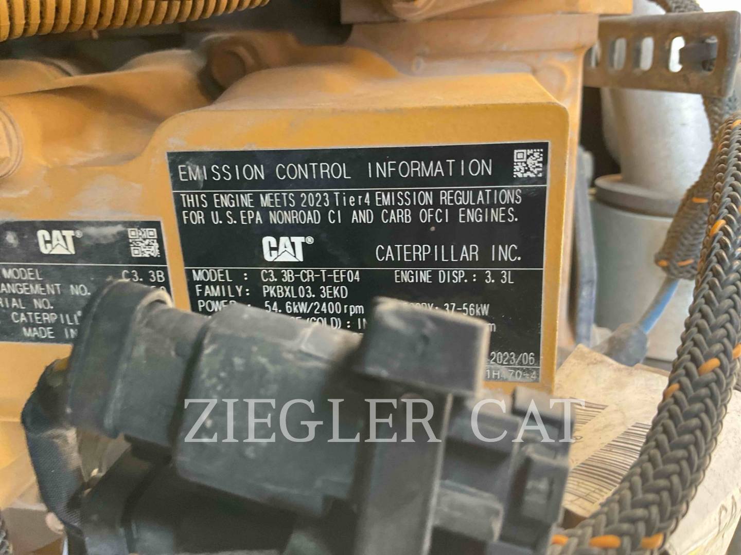 Cat 242D3, Skid Steer Loader, 455 hours, S/N: T8A00695, 2024 - Image 8