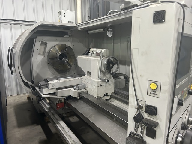 Milltronics #ML35/80, CNC Lathe, 36.2" swing, 19" X, 87" Z, 21.6" socs, 24" chuck, 35 HP, 900 RPM - Image 3