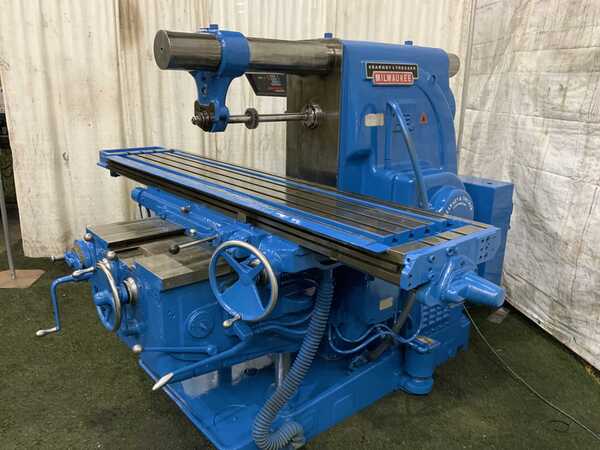 Kearney & Trecker #530TF-20, horizontal mill, 25" x 96" table, #50NS taper, 2-Axis Newall digital read out - Image 2