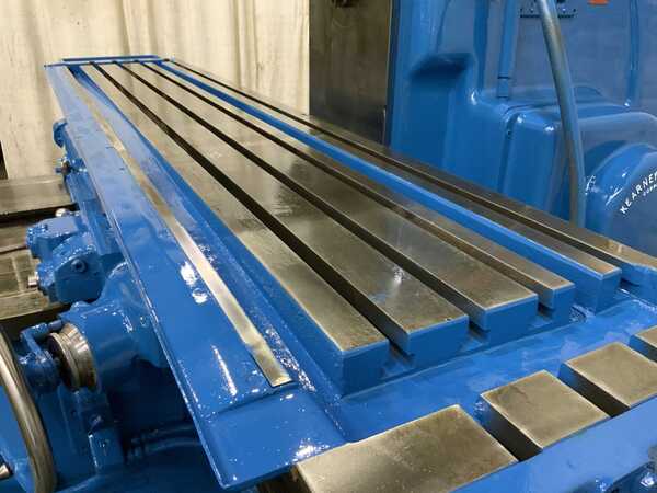 Kearney & Trecker #530TF-20, horizontal mill, 25" x 96" table, #50NS taper, 2-Axis Newall digital read out - Image 3