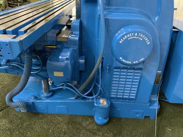 Kearney & Trecker #530TF-20, horizontal mill, 25" x 96" table, #50NS taper, 2-Axis Newall digital read out - Image 4