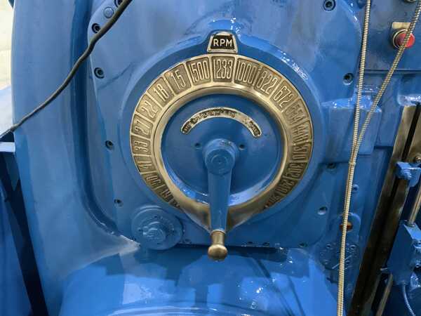Kearney & Trecker #530TF-20, horizontal mill, 25" x 96" table, #50NS taper, 2-Axis Newall digital read out - Image 7