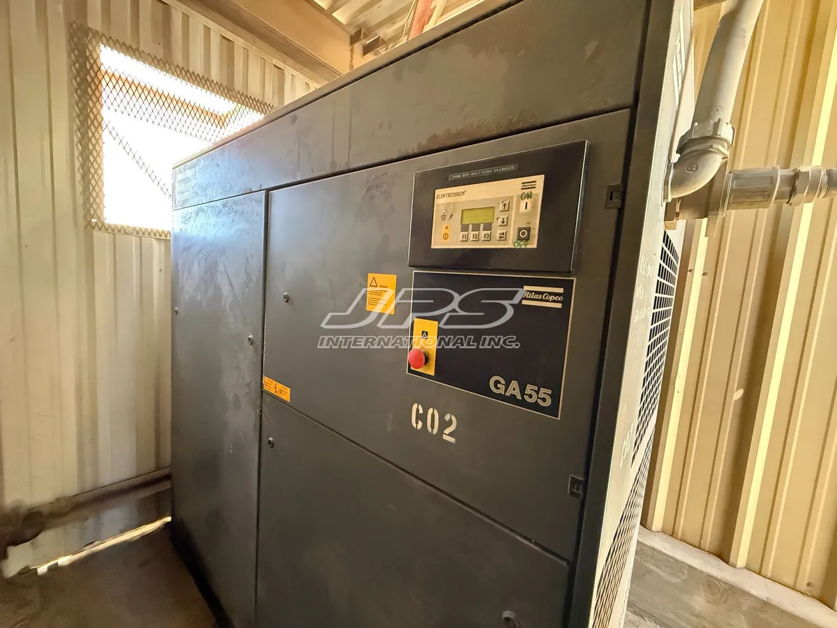 307 cfm, 132 psi, Atlas Copco #GA55, Rotary Screw Air Compressor, 75 HP, 3600 RPM, 37,025 hours, 2000 - Image 10