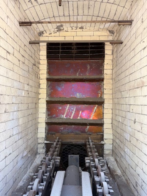 36" width x 36" H x 72" D Roller Hearth Temper Furnace, 1200°F, gas-fired, 800000 BTU, 480 V., 3-phase - Image 8