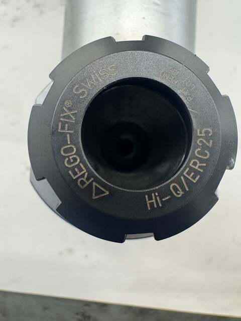 Alberti #T90-2.5, Right Angle Head, CAT50, ER25 Collet Output, Radial Orientation, Coolant Through - Image 3