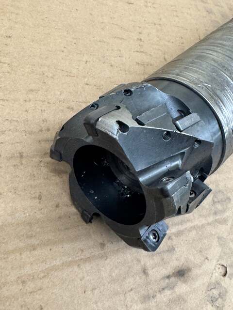 Indexable Face Mill, CAT50, Axial Orientation, Coolant Through - Image 3